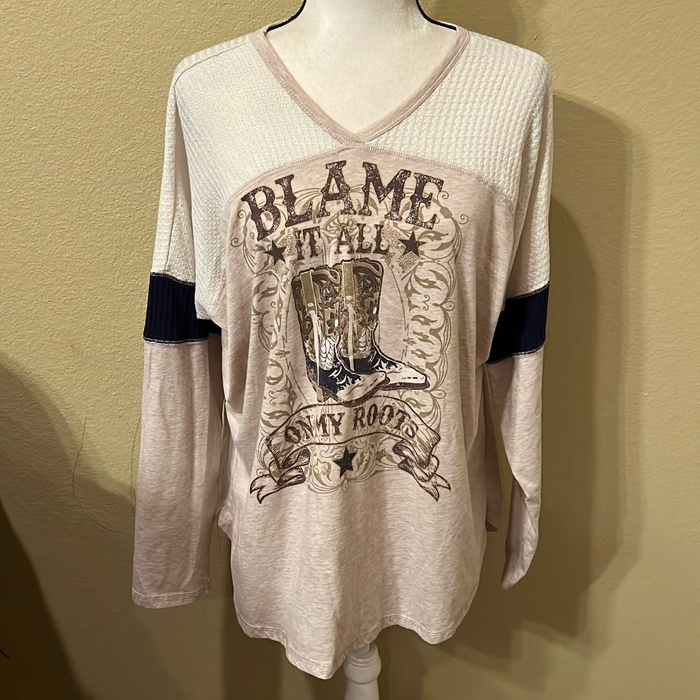 🐎 LN Sable Sky brand women's long sleeve shirt